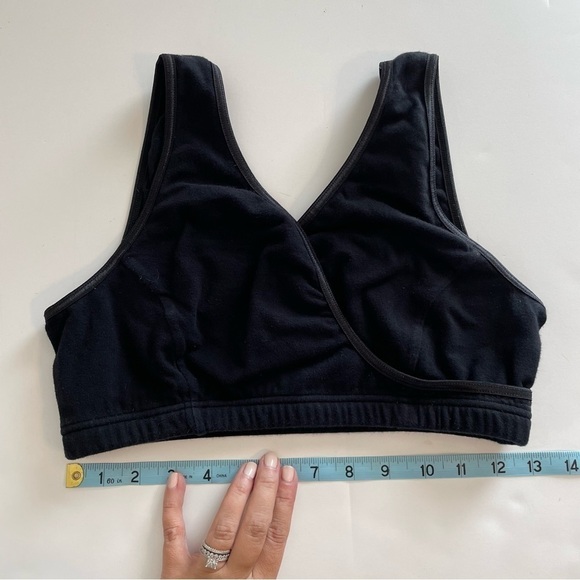 Cakye Black Maternity Nursing Bra Pull On Stretch Size Medium - Picture 4 of 4